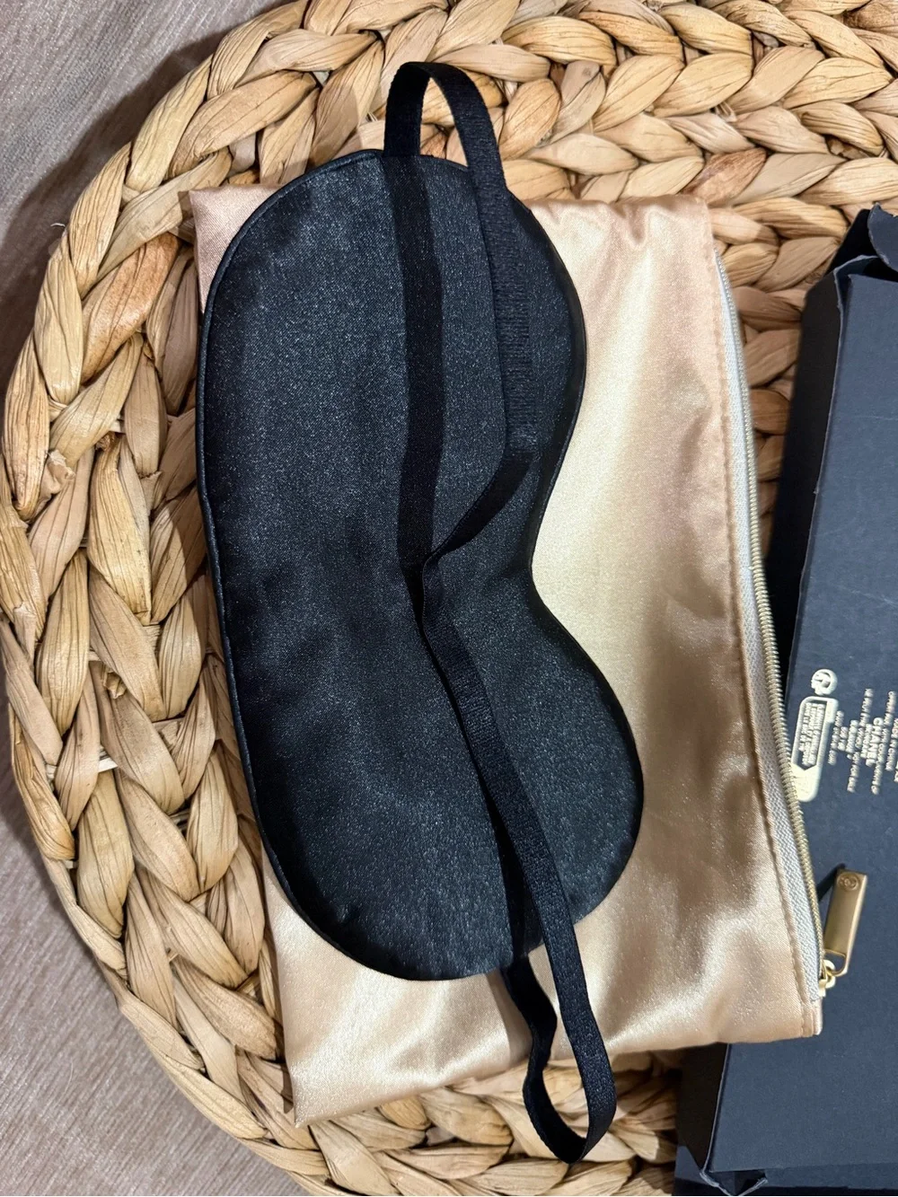 CHANEL Sublimage Satin Cosmetic Pouch in Metallic Gold